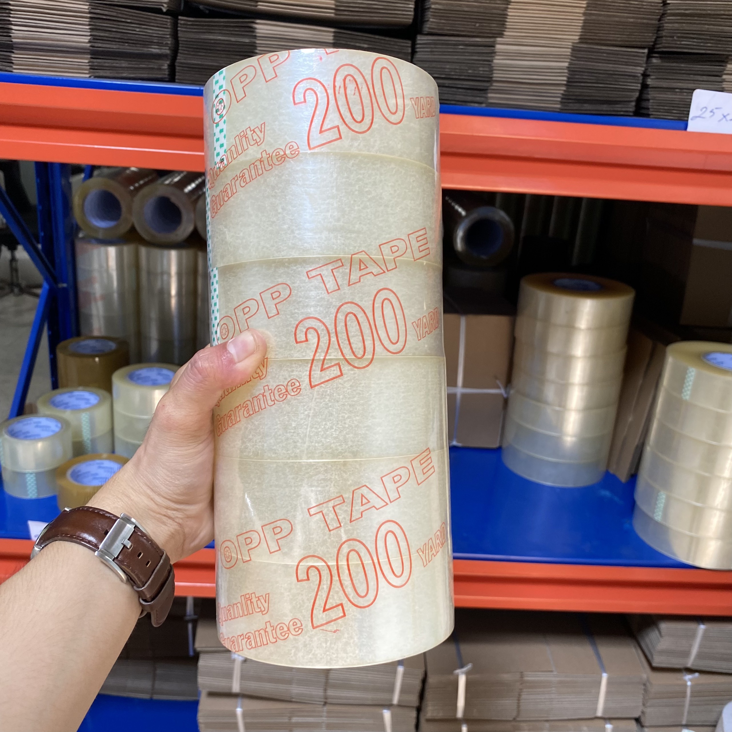 Băng Keo Trong, BK Đục 200 Yard 2 Kg Đóng Gói Dán Hàng