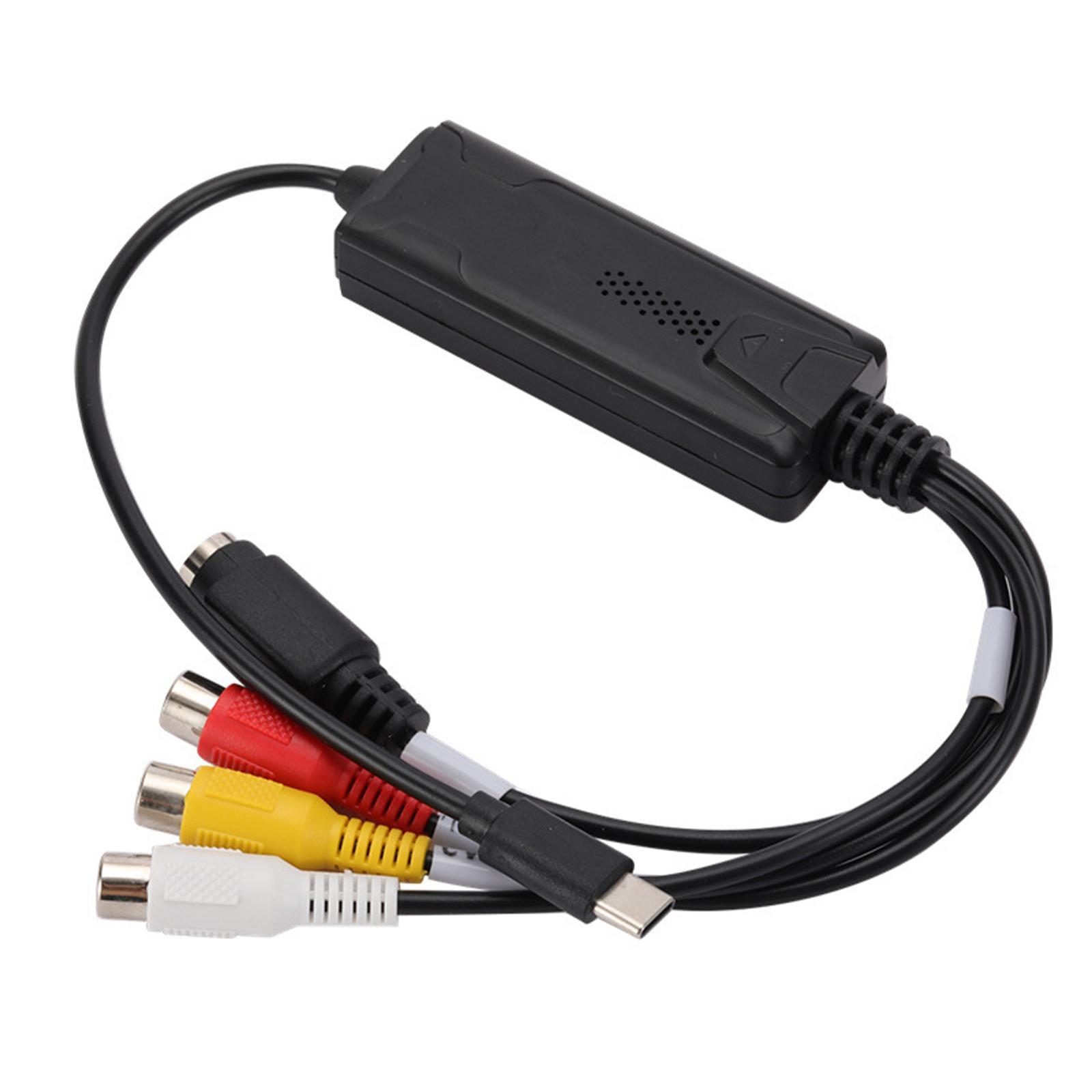 RCA to USB Converter Digital Via USB 3.1 Port Audio for PC/Mobile