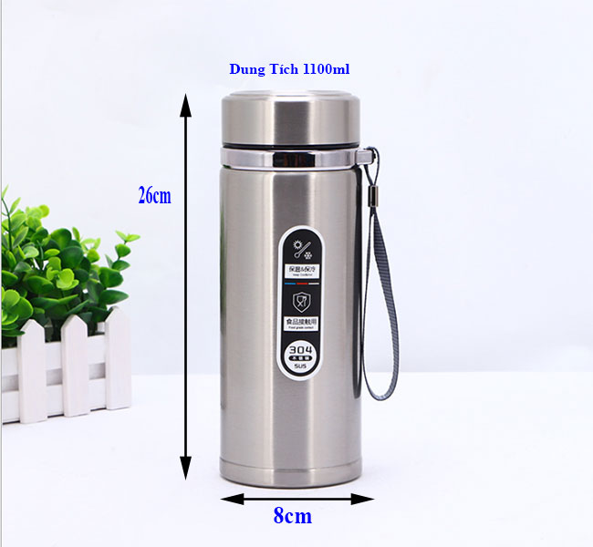 Bình Giữ Nhiệt Inox 304 1000ml HL8110