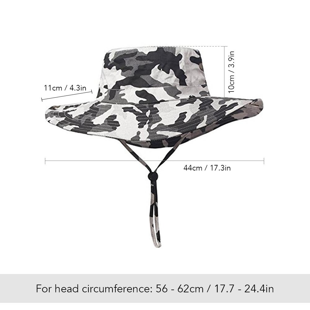 Mũ Boonie Camo Vành Rộng Để Săn Bắn Câu Cá Ngoài Trời Nắng