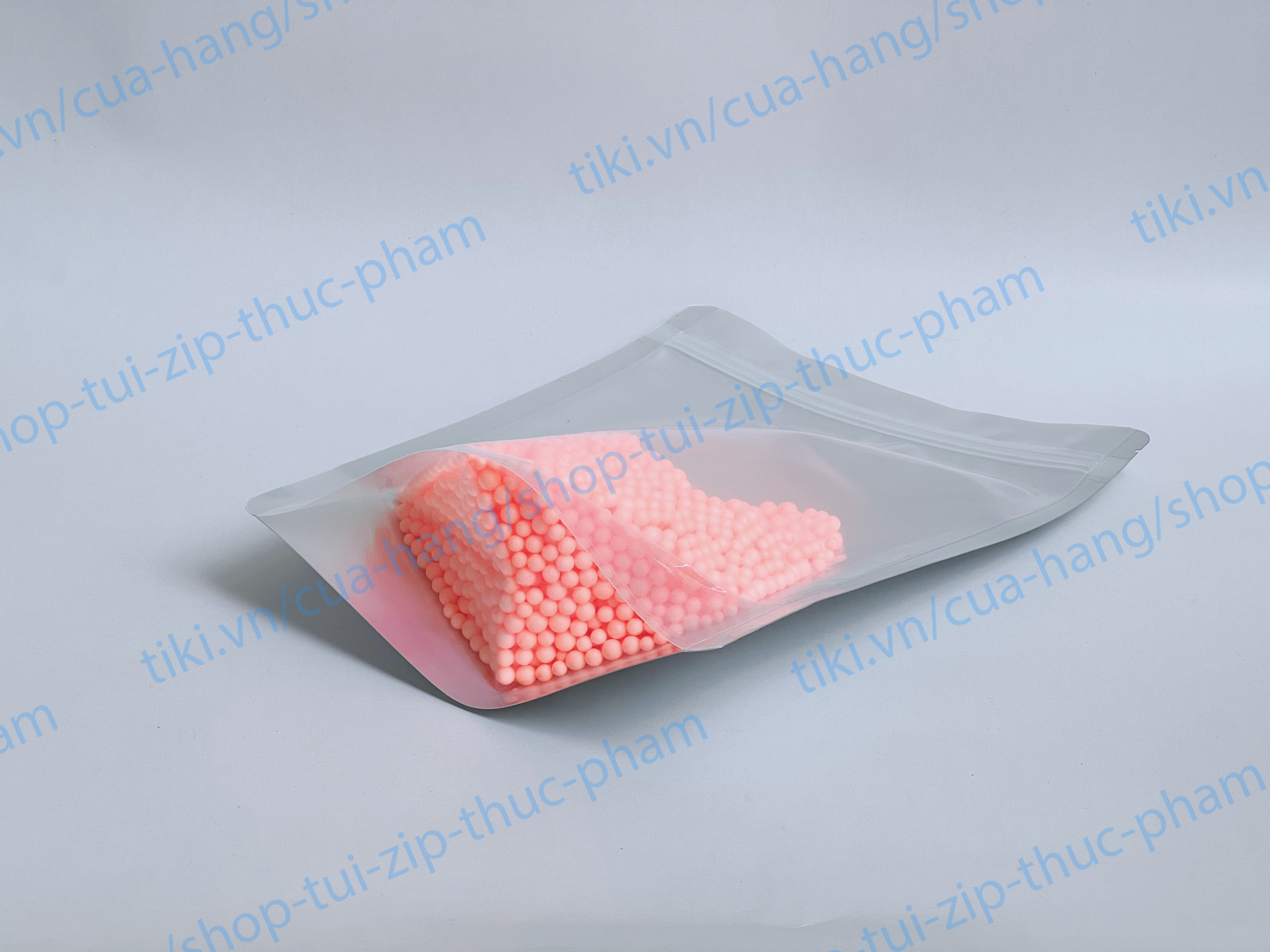100gram Túi Zip Bạc - Túi Zip bạc 1 mặt trong Đáy Đứng Đựng Thực Phẩm - Túi đựng bánh mứt
