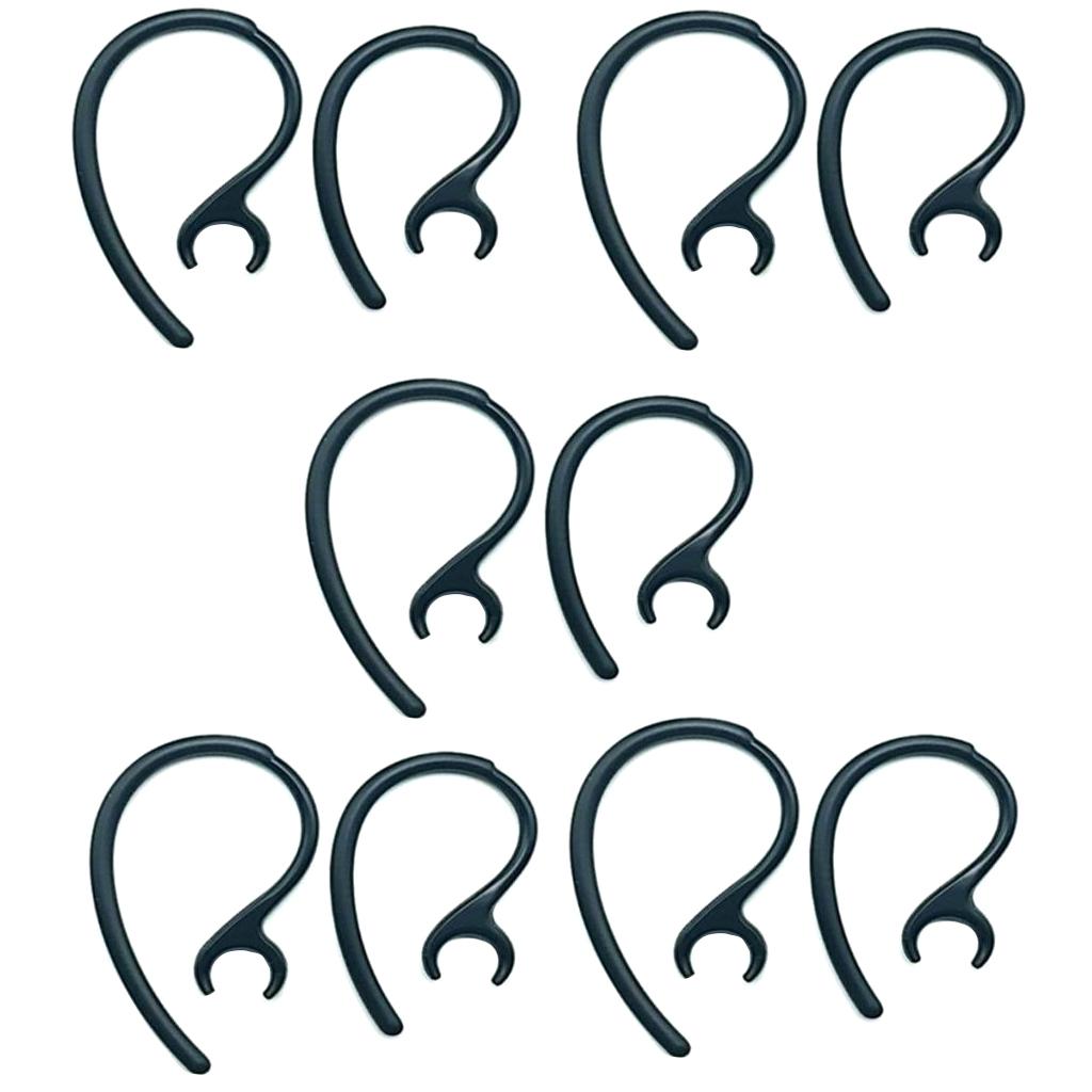10 Pairs Replacement Earhook Ear Hook Loop Earloop Clip for Headset
