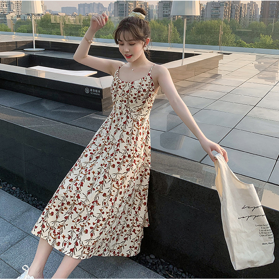 Váy hoa nữ thời trang Ohazo! mùa hè cực Xinh, Chất mềm mại, thoáng mát, Kiểu dáng hiện đại, sang trọng & quý phái - AG206