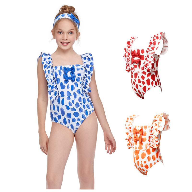 Nữ Bộ Đồ Bơi 2 ~ 12 Năm Áo Tắm Một Mảnh Dễ Thương Trẻ Em Bơi Body Trẻ Em Đồ Bơi