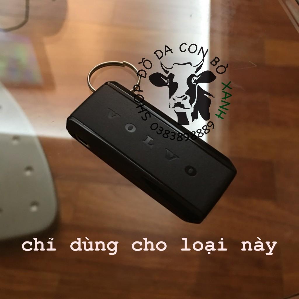 Bao da dành cho Chìa Khóa Volvo Sport Key đi kèm XC90, XC60, XC40, V90, S90, S60 handmade da thật 003