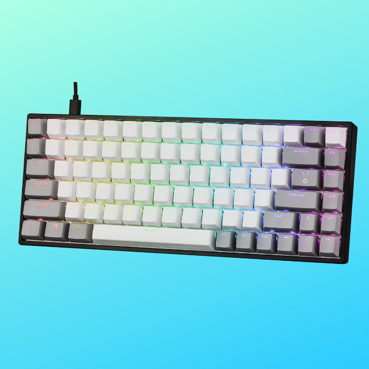 Bàn Phím Cơ chuyên GAME EDRA EK384 - Keycaps PBT - LED RGB - Hàng Chính Hãng