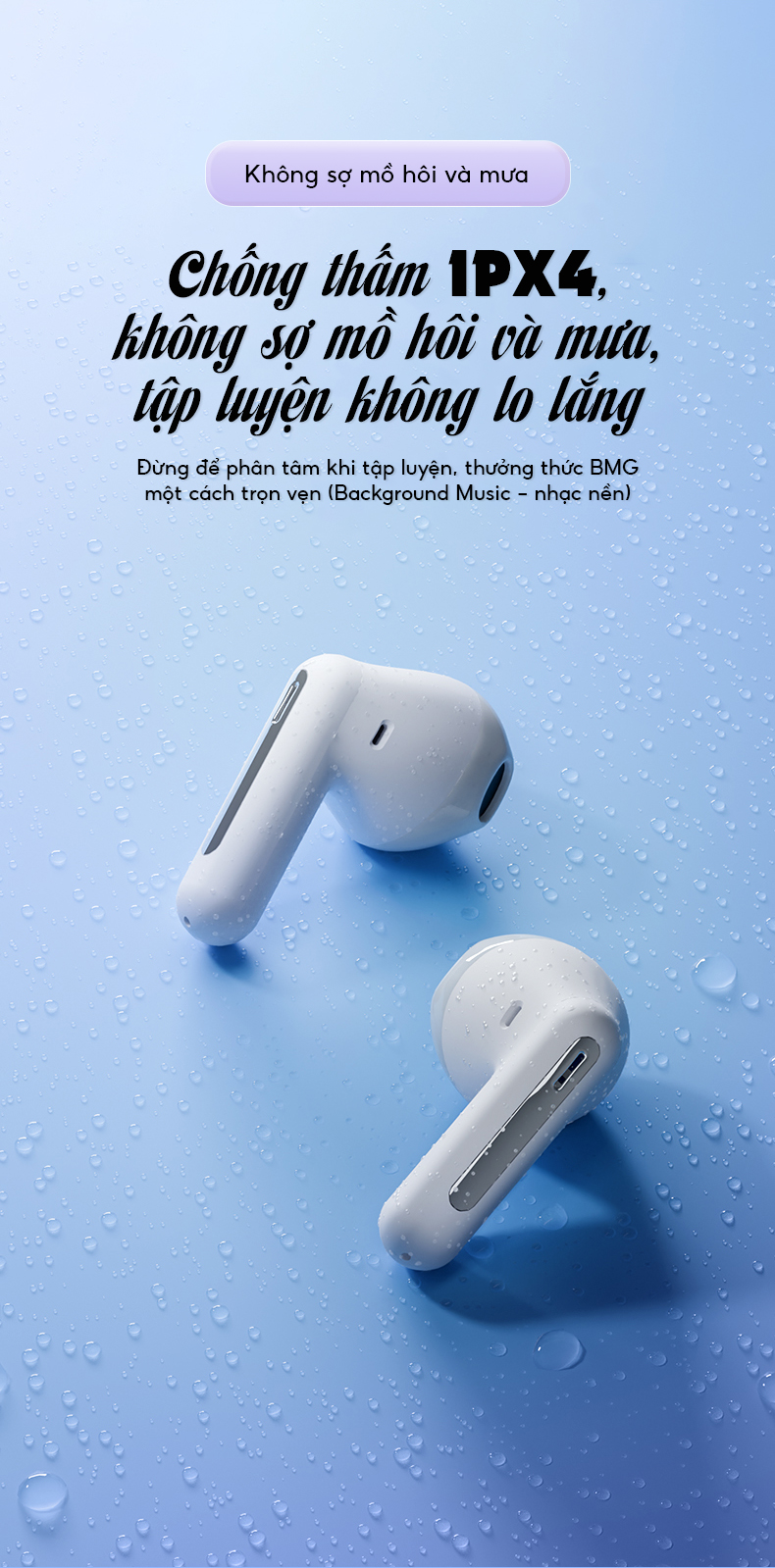 Tai nghe Bluetooth PISEN C2 ANC ENC True wireless, Kim Ánh cho dùng thử 30 ngày, hàng chính hãng, bảo hành 18 tháng