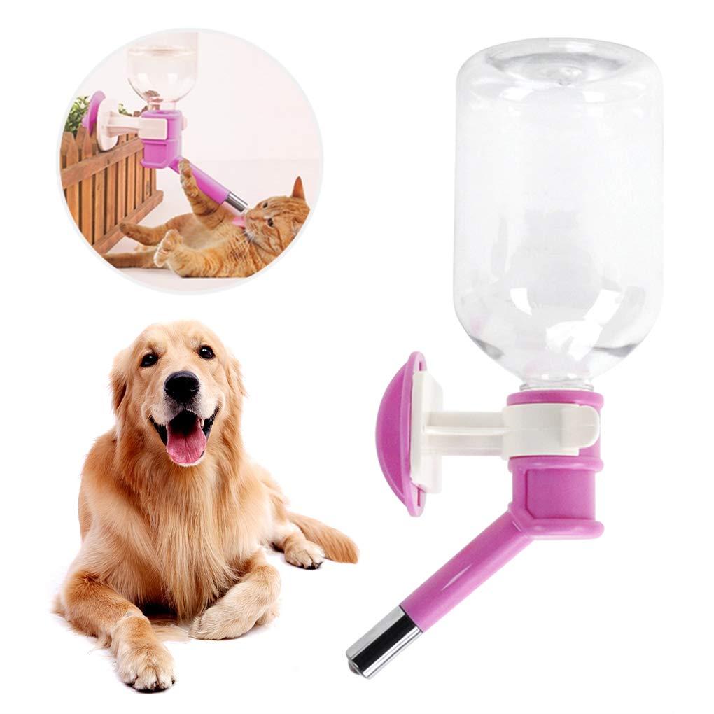 Chai nước uống nước uống trên cách phụ kiện động vật 500ml Chai để treo cho chó chó con thỏ con thỏ cưng