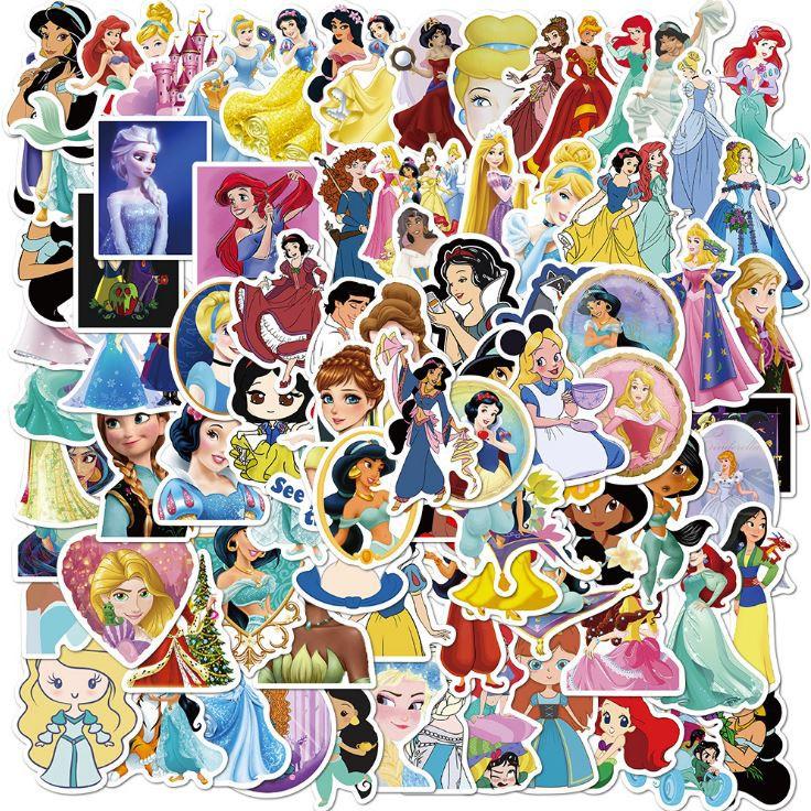 Sticker dán cao cấp CHỦ ĐÊ CÔNG CHÚA Cực COOL ms#112