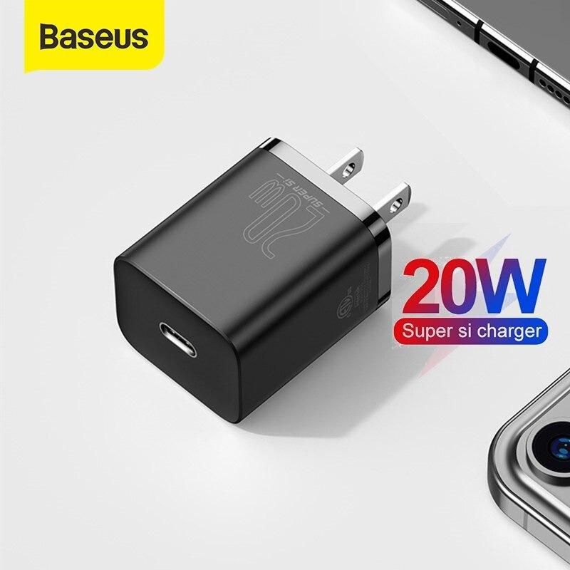 Baseus Bộ sạc nhanh, nhỏ gọn Baseus Super Si Quick Charger 20W 12/13 Series (Hàng chính hãng