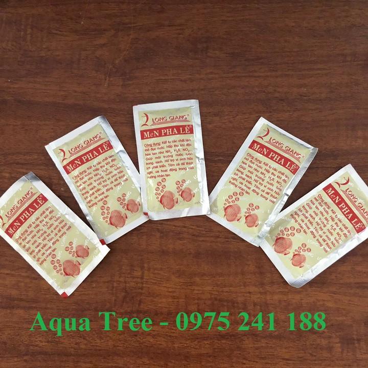 10 gói Men pha lê làm trong nước bể cá