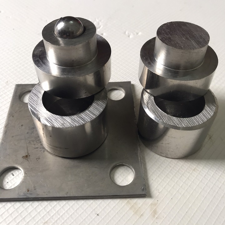 Bản lề cối xoay 360º - Inox 304 Ø38 - Dùng cho cửa 2 cánh