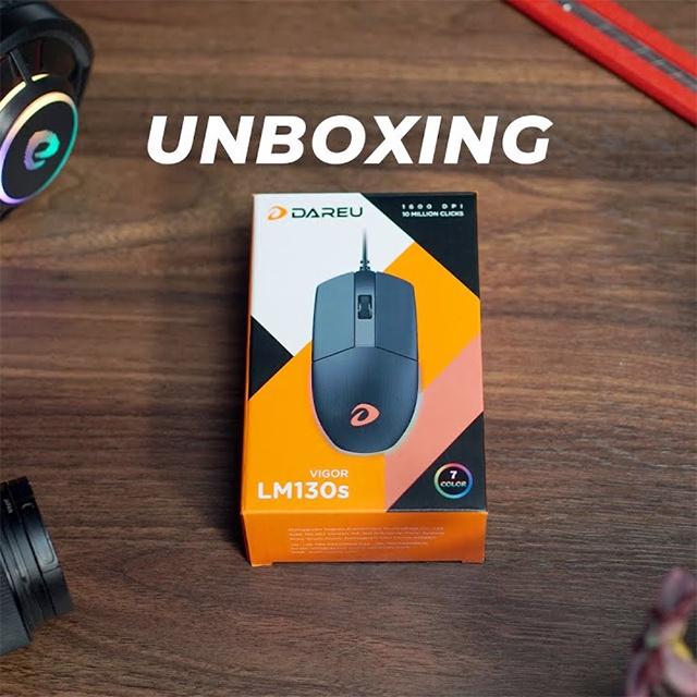 Chuột gaming văn phòng Dareu LM130S đen USB hàng chính hãng