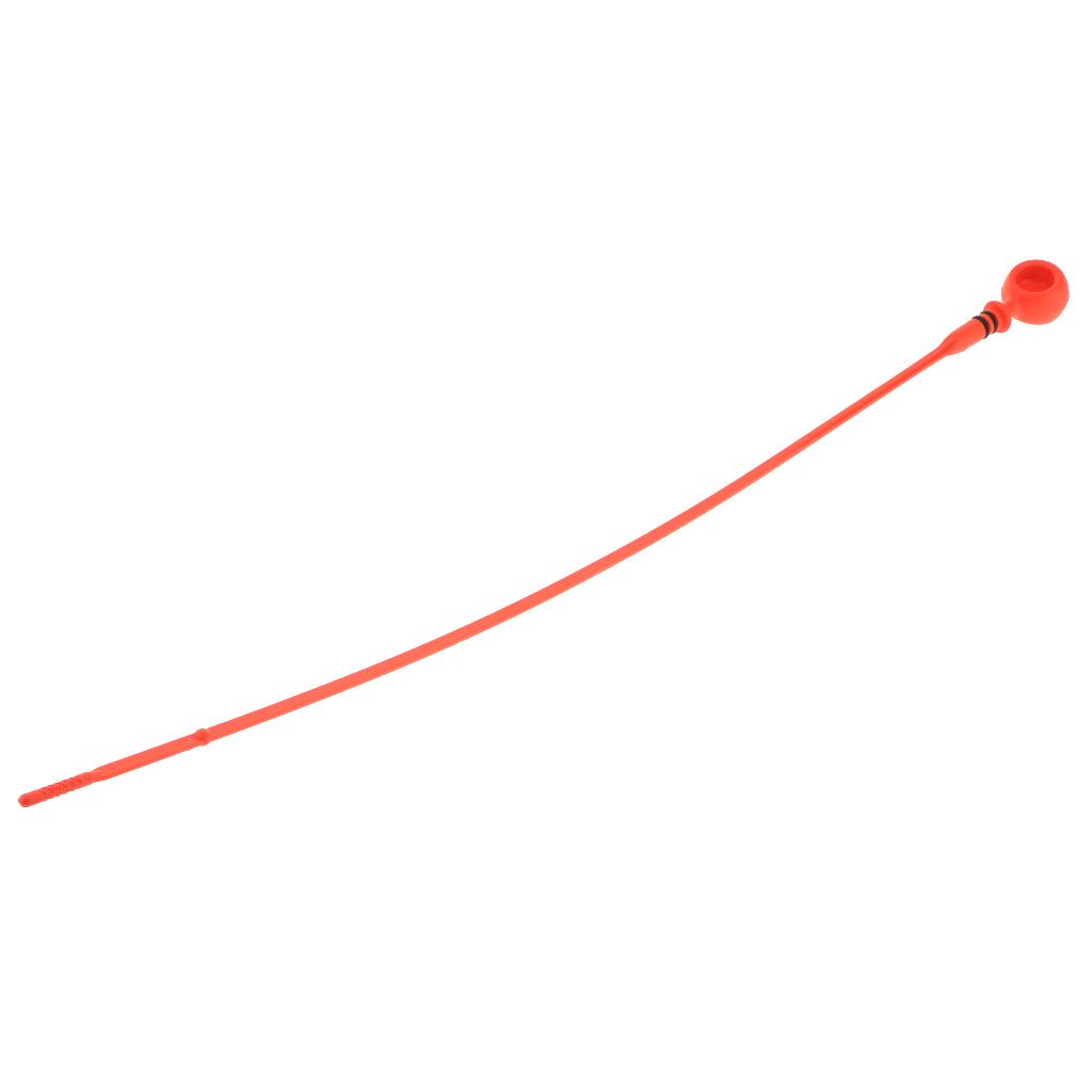 1PC Auto Car Red Engine Oil Level Transmission Dipstick 555mm for