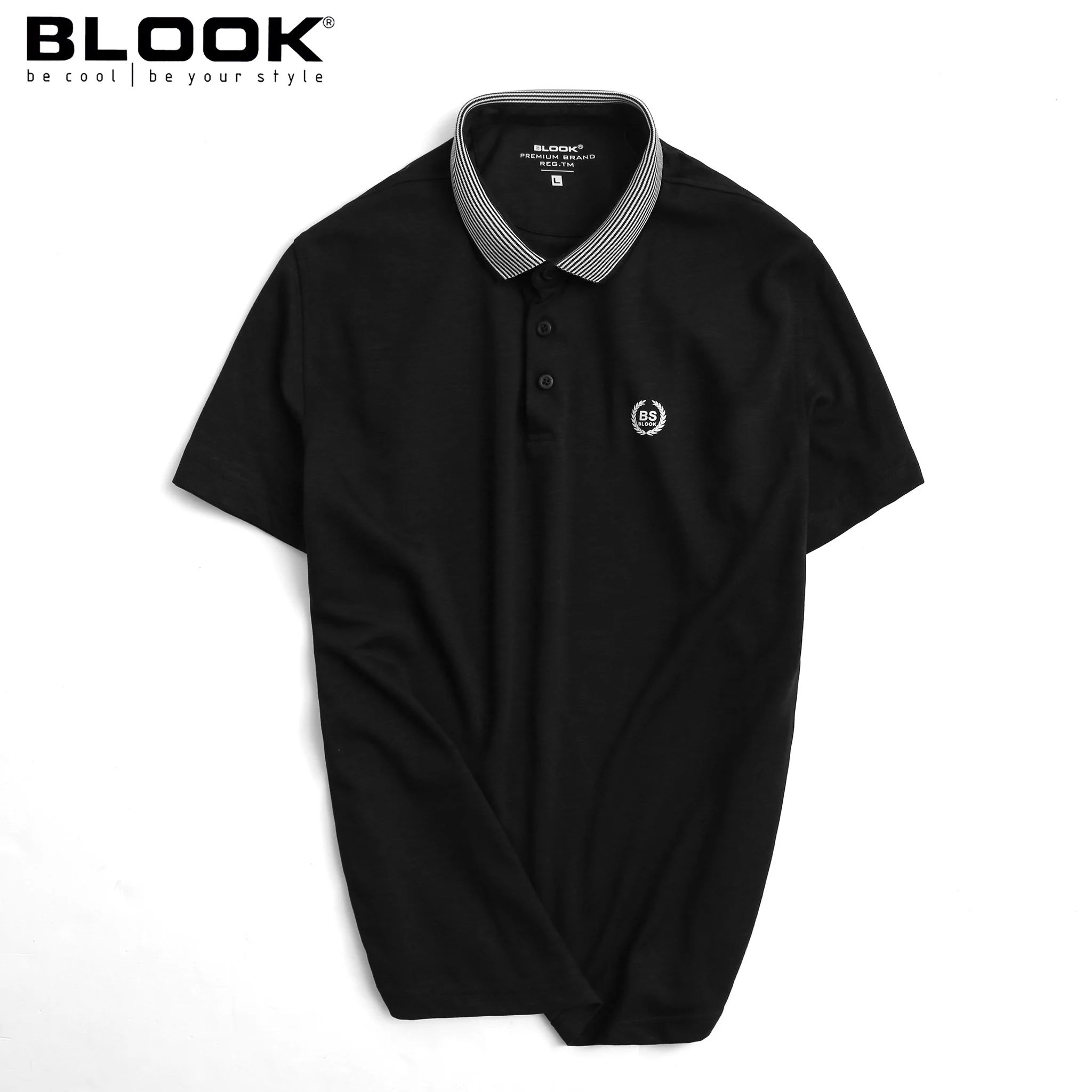 Áo Polo nam BLOOK có cổ BASIC vải cá sấu cotton, nam tính, chỉn chu, sang trọng mã 35568