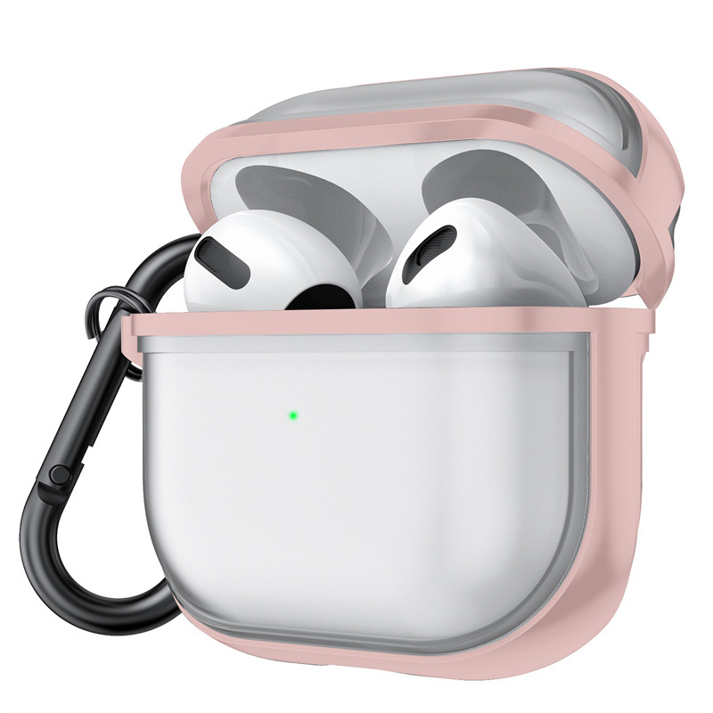 Bao Case PC Trong Suốt Viền Color cho AirPods 3 - Hàng Chính Hãng