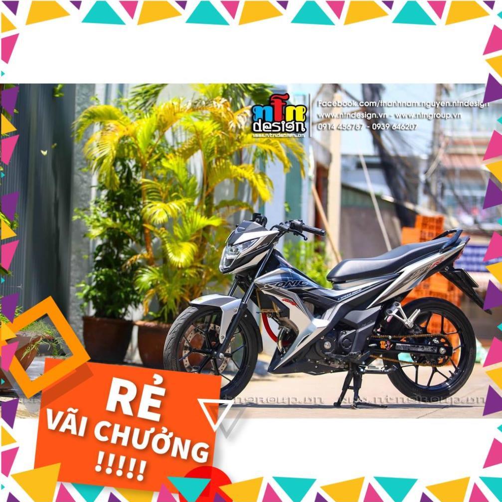 Tem Rời Sonic Mẫu Bạc Đen Đỏ 150R