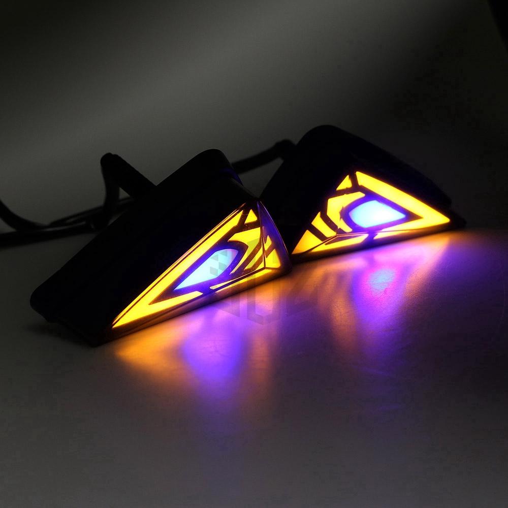 Đèn Led Xi Nhan Hình Tam Giác Cho Xe Mô Tô
