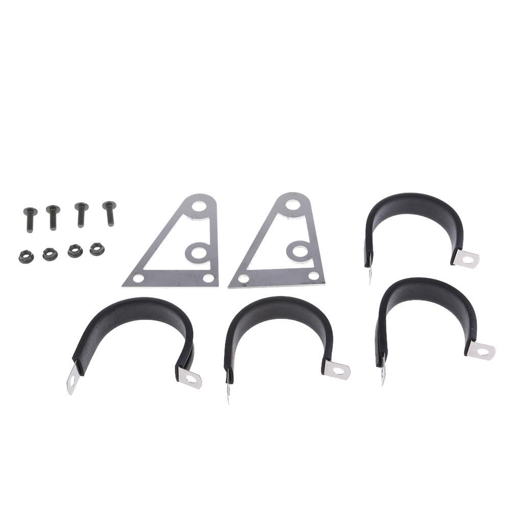 Pair Motorcycle Motorbike Universal Headlight Stealth Mounting Bracket for Chopper Bobber Street Bike Cafe Racer