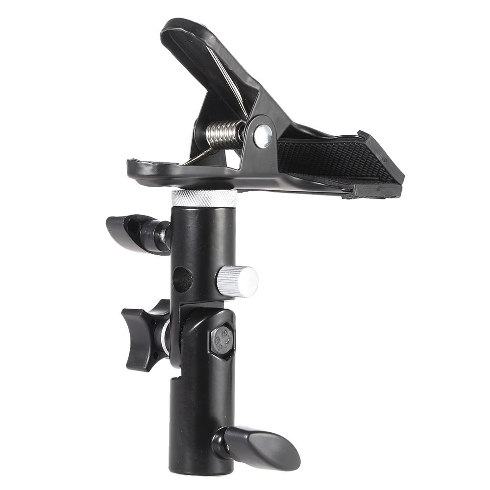 Giá đỡ kẹp kim loại với 5/8 "Phần đính kèm chân đế nhẹ 1/4" đến 3/8 "Bộ chuyển đổi xoay gắn vít cho Photo Studio