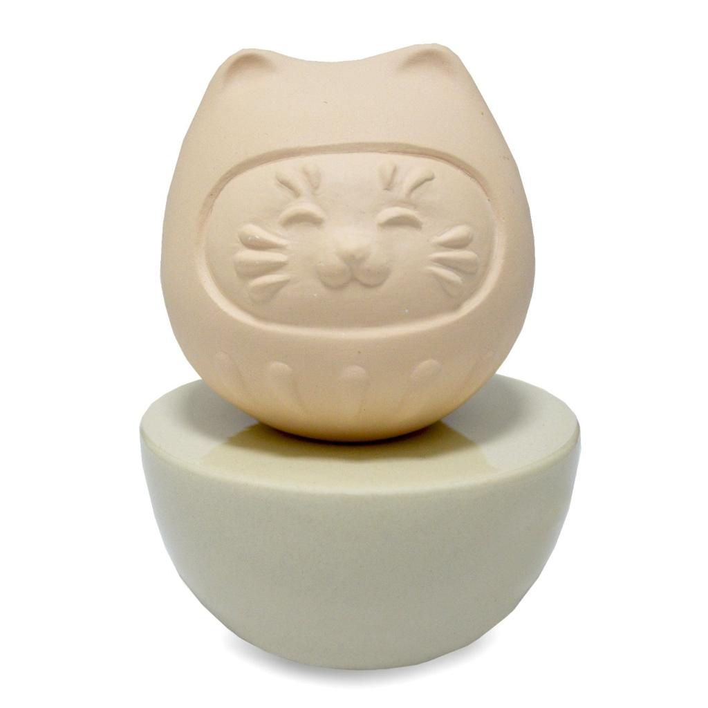 Đất Sét Khuếch Tán Tinh Dầu Cao Cấp Hysses Damura Kitty Clay Búp Bê May Mắn Nhật Bản Thủ Công Hương Thơm Dễ Chịu, Ngăn Ngừa Côn Trùng, Giải Tỏa Căng Thẳng - Kèm Tinh Dầu Hữu Cơ Tự Nhiên