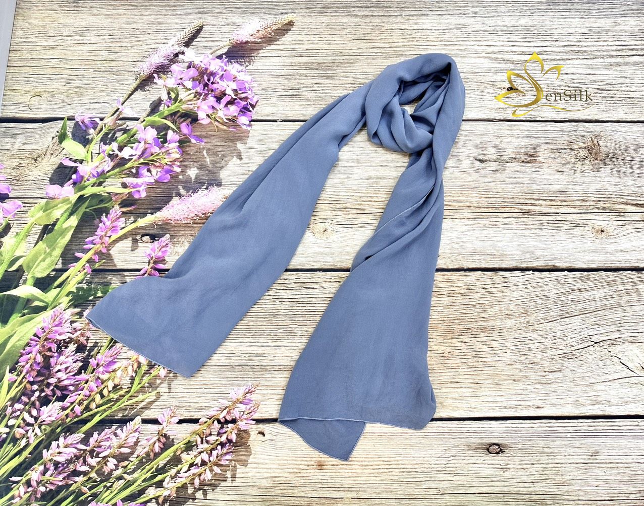 Khăn Lụa Truyền Thống SenSilk - Silk Shawl 100% Pure Silk - Quà Tặng Khăn Lụa Cao Cấp - Silk Gift for Men Women