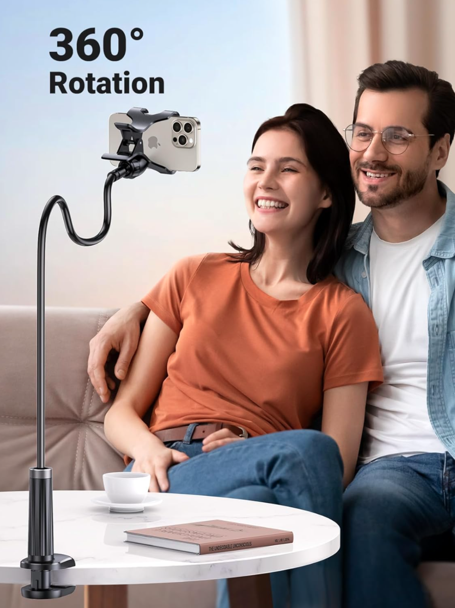 Giá đỡ điện thoại kẹp bàn màu đen Ugreen 80906 LP113 - Hàng chính hãng