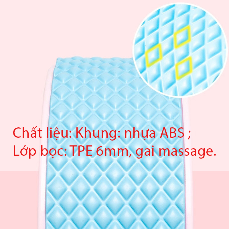 Vòng Tập Yoga Có Gai Massage Chuyên Dụng - YOGA QG, Chất Liệu Nhựa ABS Cao Cấp, Hỗ Trợ Tập Yoga Và Massage Đơn Giản Tại Nhà