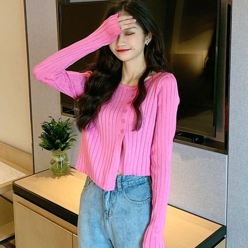 Áo Khoác Cardigan Dệt Kim Thiết Kế Xinh Xắn Cho Nữ