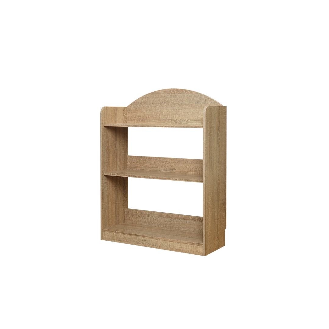 SB Furniture, Looms, RABBIE Storage Shelf, Solid Oak Color, W80xD30xH103