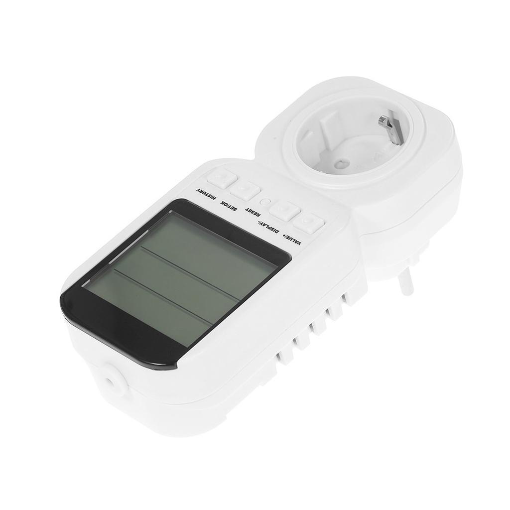 High Accuracy Power Energy Meter Socket LCD Display KWH Watt Tester EU Plug