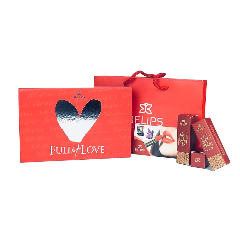 Set Son Quà Tặng Belips 3 Thỏi Vẹn Tròn Full Of Love (Bản Giới Hạn)