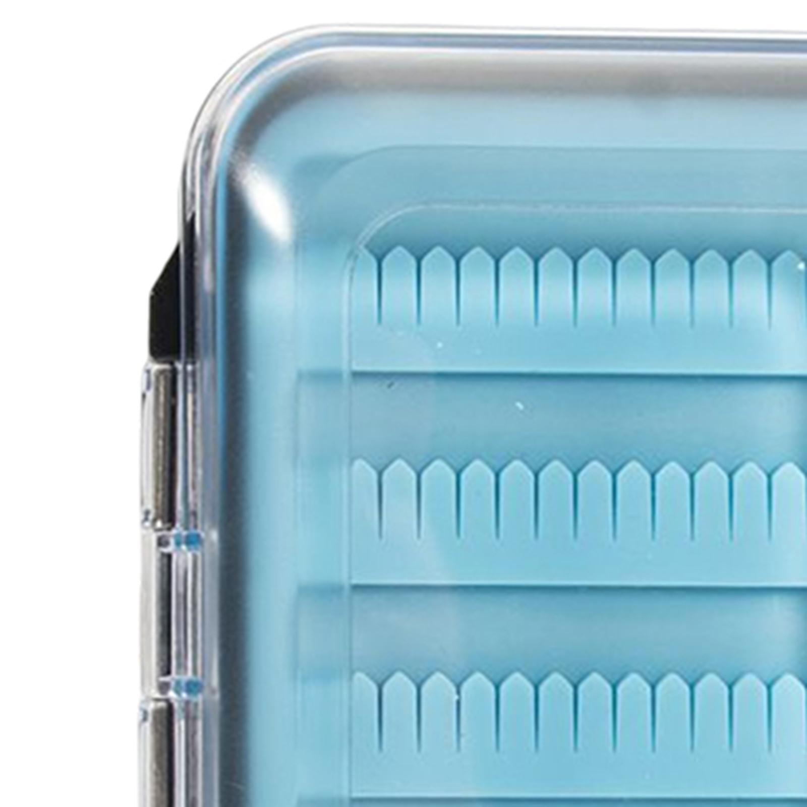 Silicone Fly Fishing Box Double Sided Streamer Flies Container Fishing Lure Hook Tackle Box