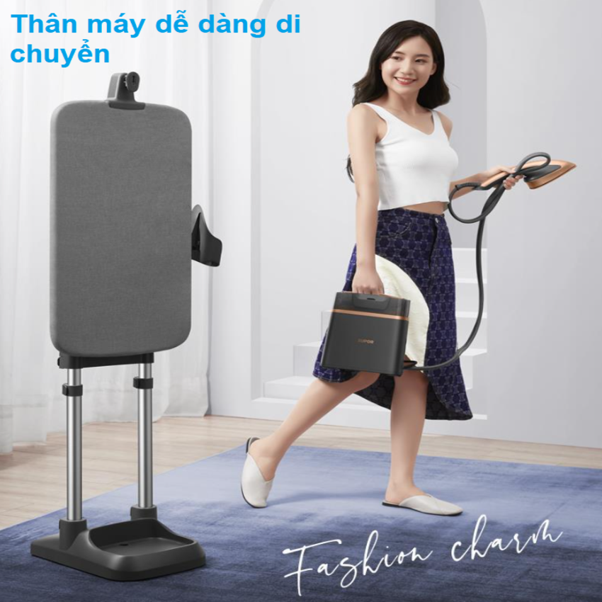 Bàn là hơi nước dạng đứng chuyên nghiệp thương hiệu Pháp Supor EGU-Y208A công suất 2000W - Hàng Chính Hãng