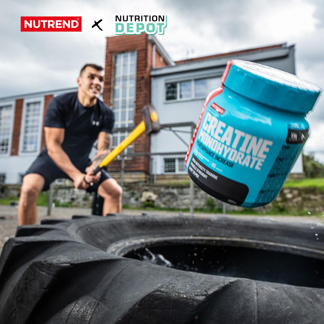 Thực phẩm bổ sung tăng cường sức mạnh Nutrend Creatine Monohydrate (Hộp 300g - 85 lần dùng)