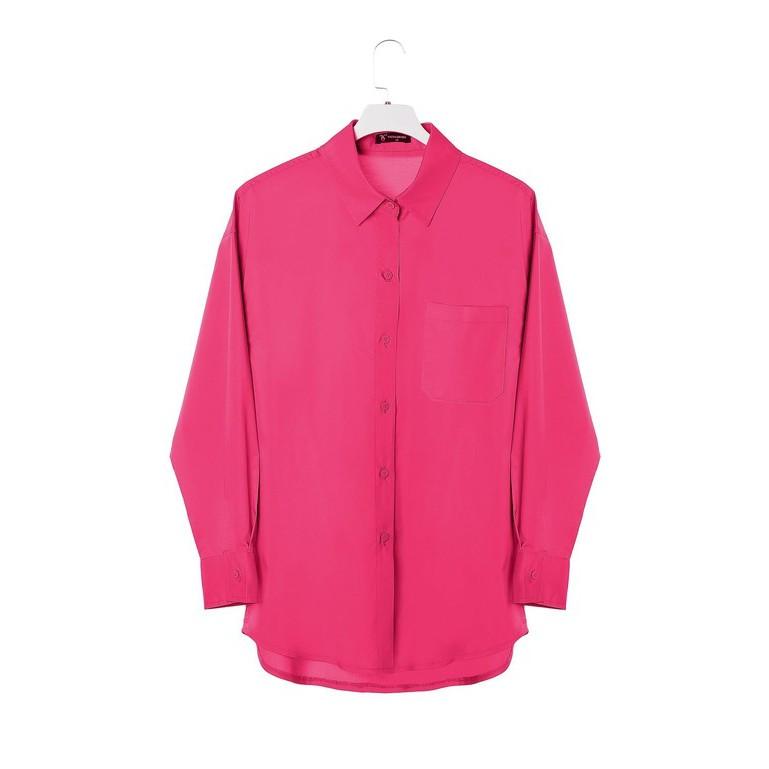 Áo sơ mi nữ form rộng thô Hàn Quốc dài tay - thời trang thiết kế TK FASHION SMKA266