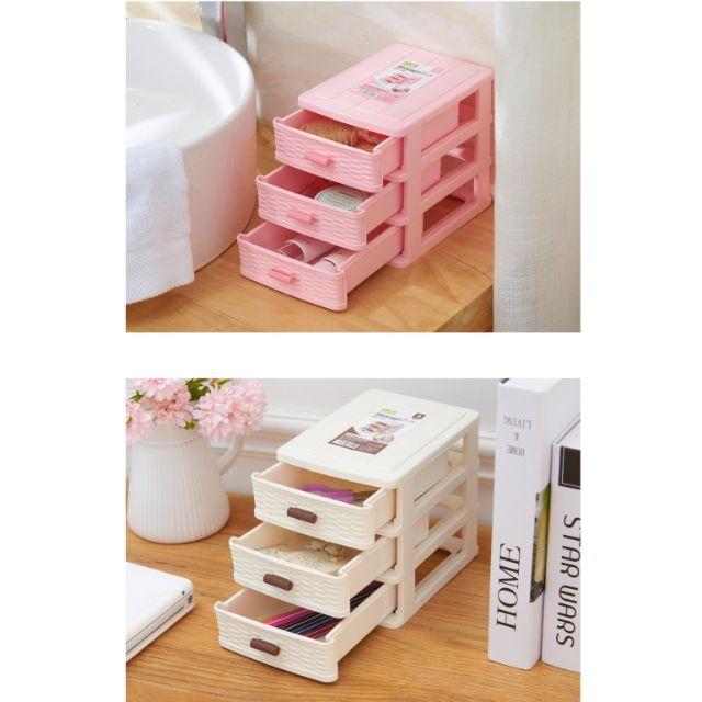 Tủ nhựa mini 3 tầng để bàn mã 277b
