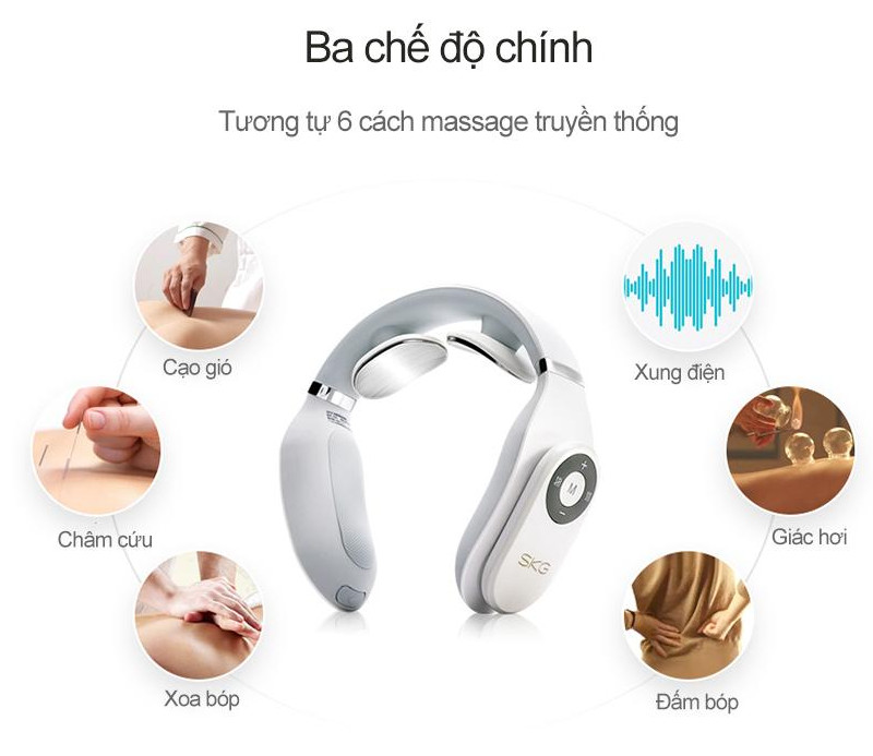 Máy massage cổ cao cấp SKG - Hàng nhập khẩu