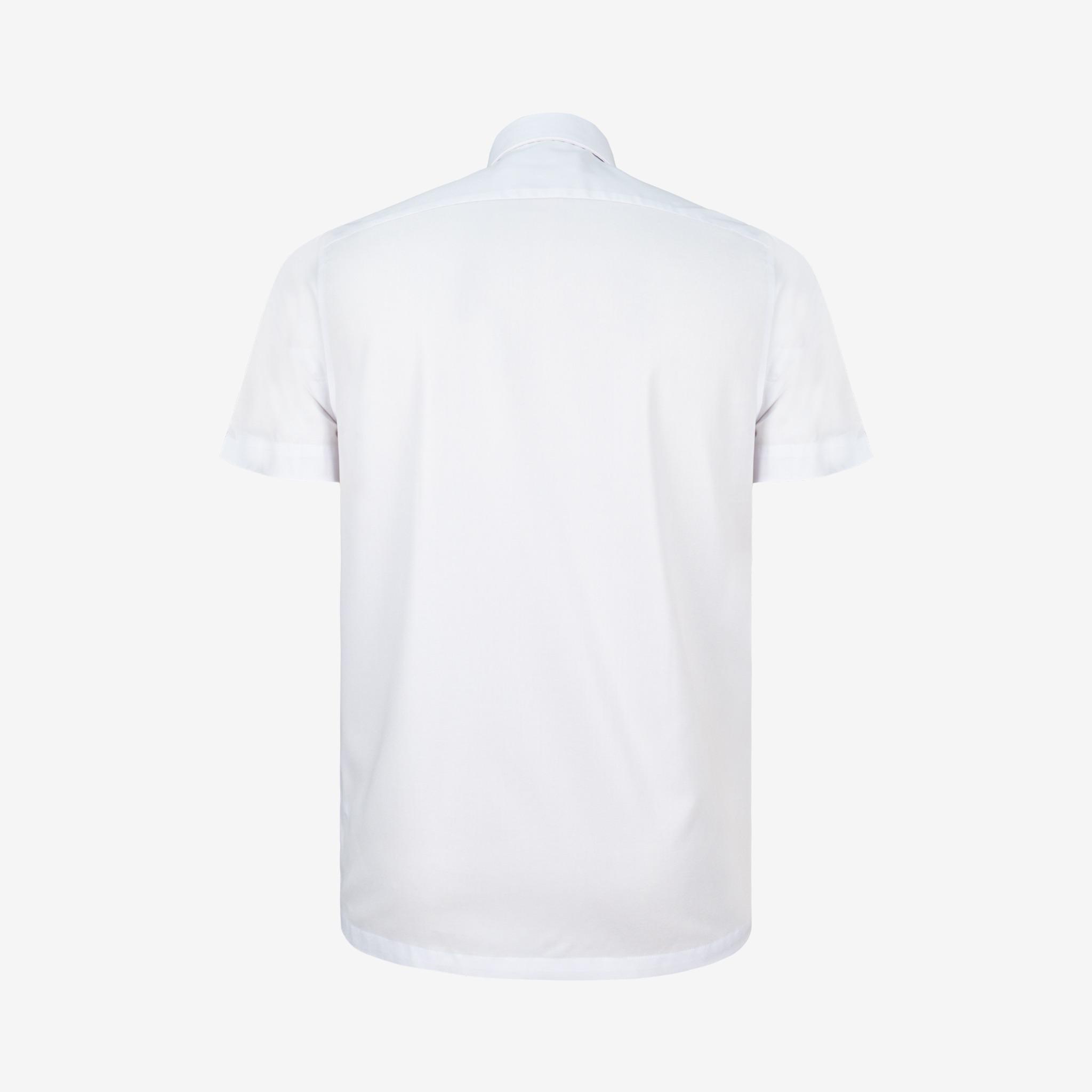 Áo sơ mi nam KHATOCO Tailor Fit ngắn tay A1MN438T2-CNTR008-2708-N