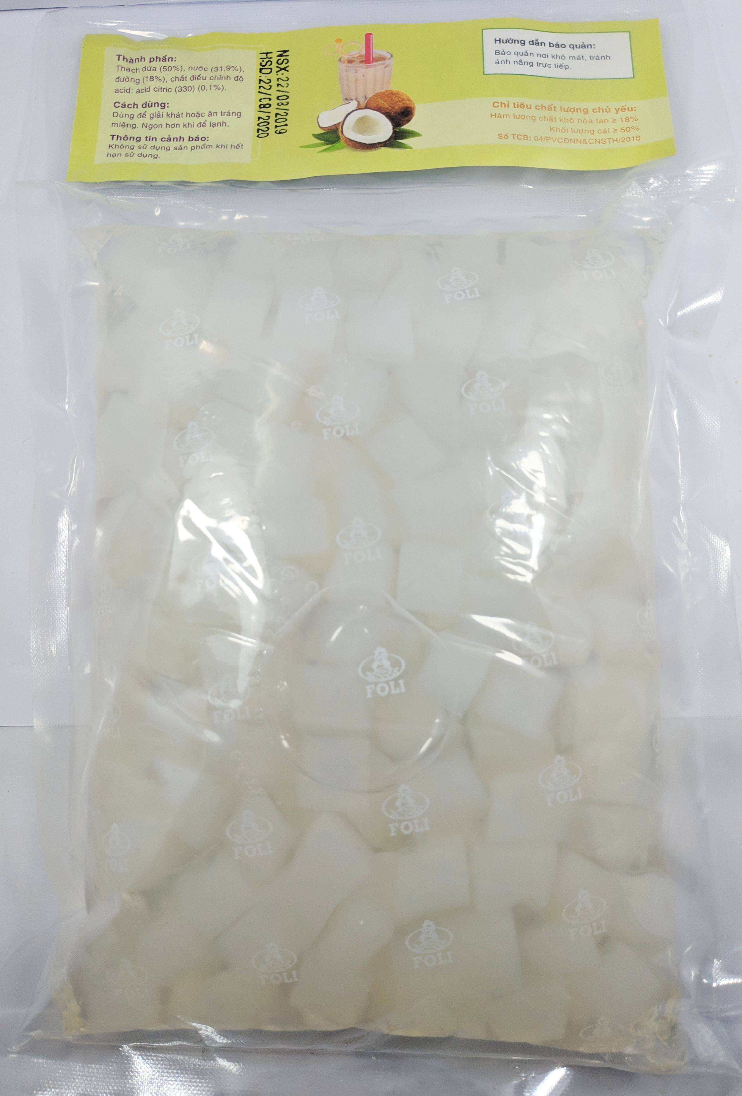 Thạch dừa bịch 1kg