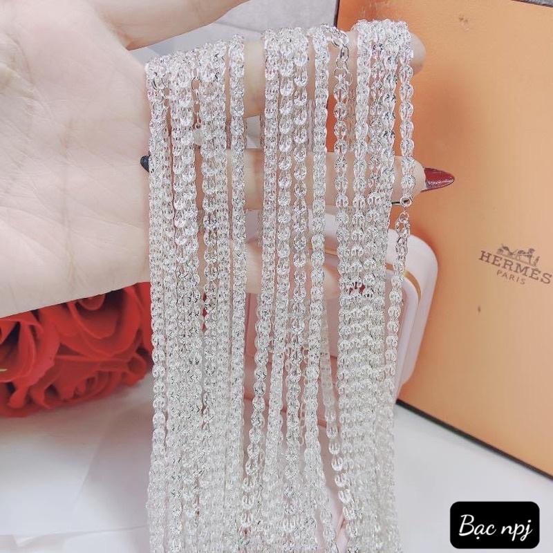 Dây Phụng, Vòng cổ nữ Bạc Ta ️CAO CẤP ️ chuẩn Bạc đẹp -Npj