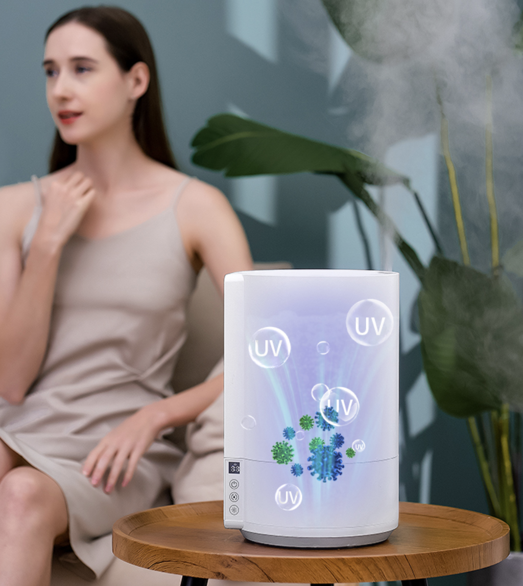 Máy Lọc Không Khí Tạo Ẩm Xiaomi Lydsto H303 Khử Trùng Thông Minh, Điều Khiển Bằng Cảm Biến - Hàng Chính Hãng