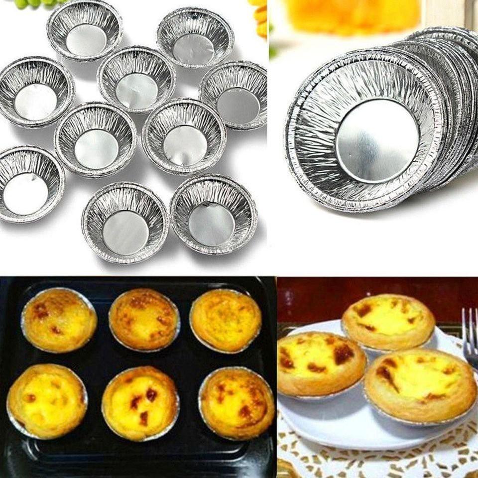 Đế Làm Bánh, Set 100 Đế Nướng Bánh Tart Trứng Tại Nhà Siêu Tiện bokisd.store