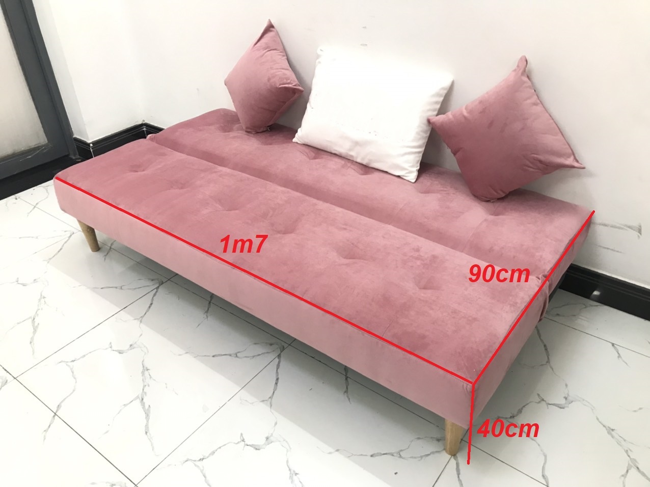 Ghế sofa giường1m7x90 sofa bed phòng khách linco10