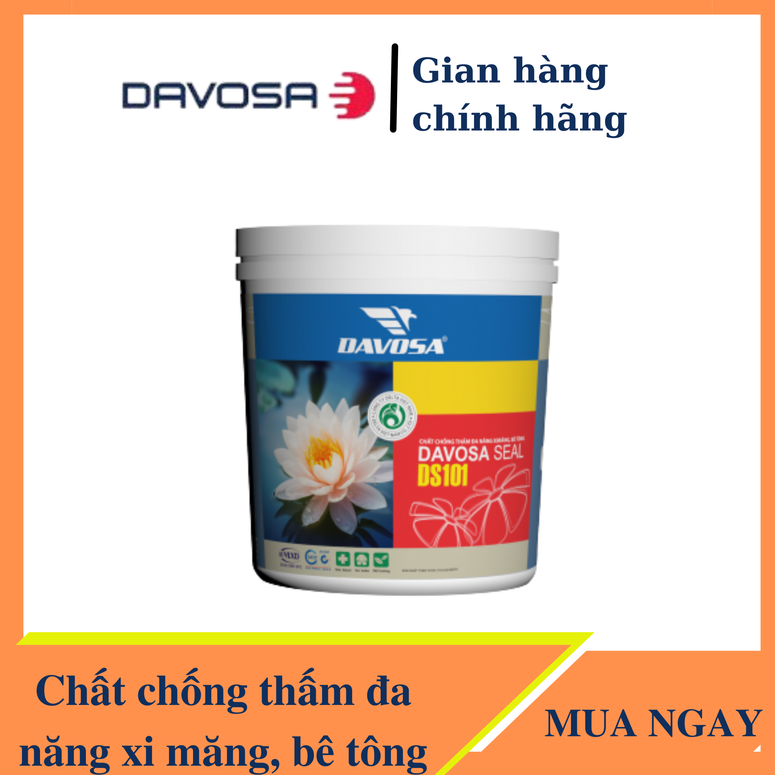 Hình ảnh Chất chống thấm đa năng xi măng bê tông DAVOSA SEAL DS101