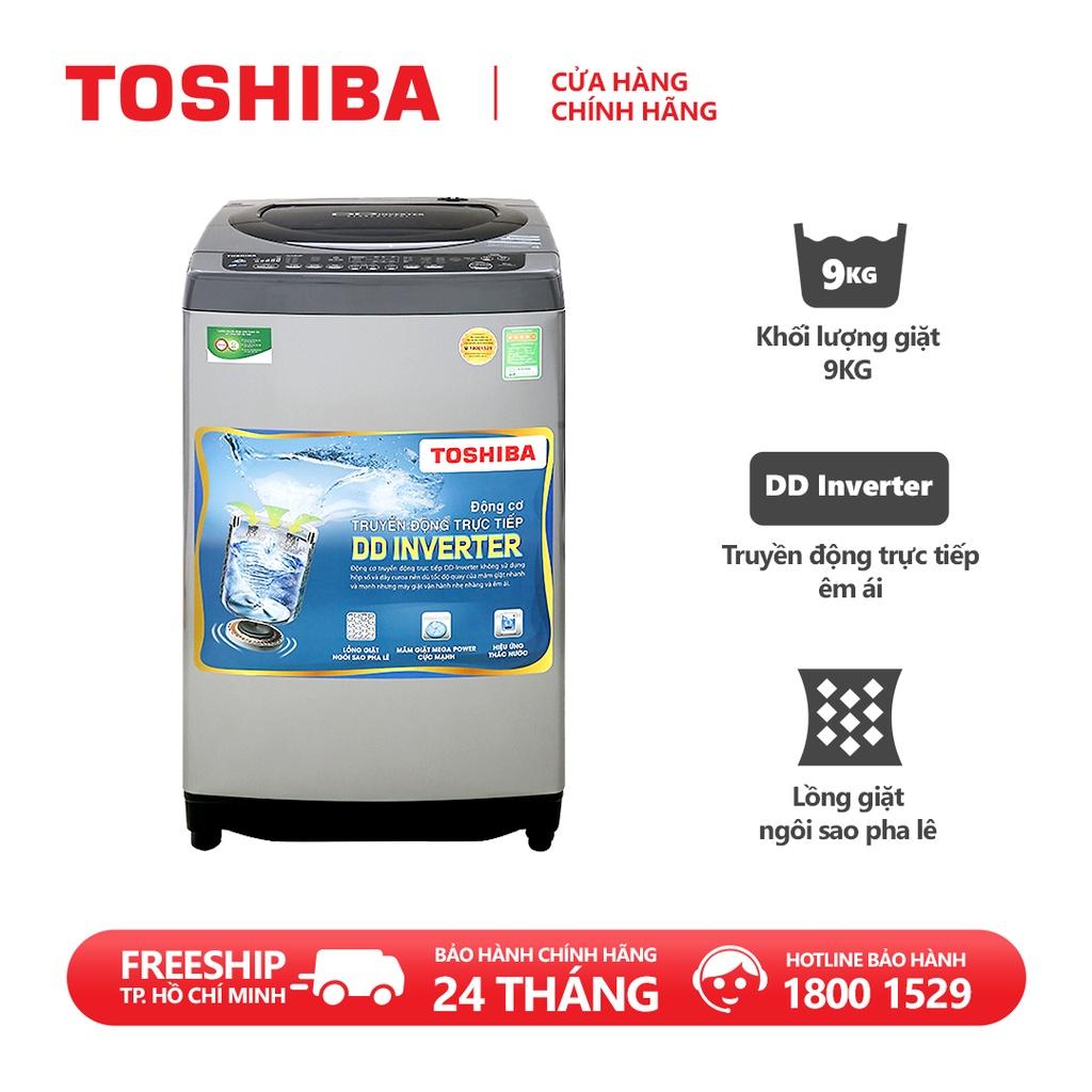 Máy giặt Toshiba Inverter 9kg AW-DJ1000CV(SK) - Xuất xứ Thái Lan - Hàng chính hãng, chỉ giao HCM