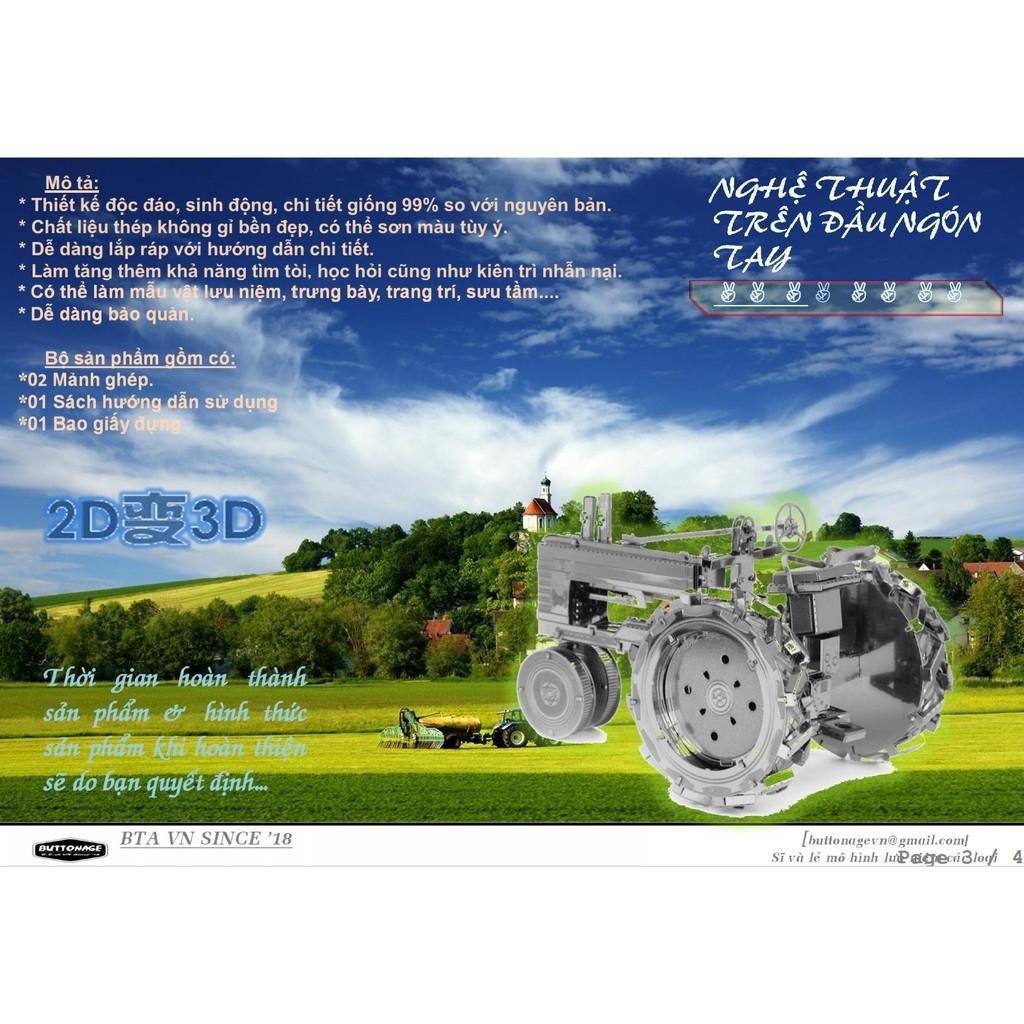 Mô Hình Lắp Ráp 3d Xe Máy Cày