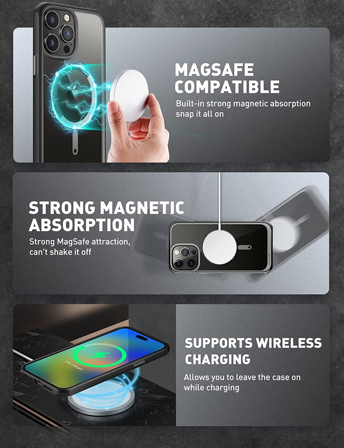 Ốp lưng chống sốc viền crom cho iPhone 14 Pro Max hỗ trợ sạc Maqsafe hiệu DEVIA Glimmer Series - hàng nhập khẩu