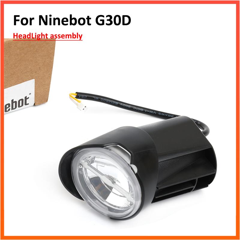 Đèn pha G30D ban đầu cho NineBot G30D SCOOTER SCOOTER Kickscooter Đèn phía trước LED LED Thay thế Phụ kiện: Đèn pha G30D