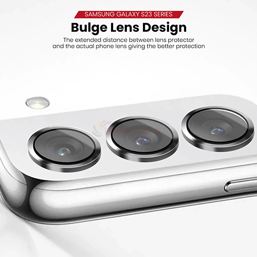 Dán Camera cường lực viền màu chống va đập Zeelot Titanium Alloy Lens Protector S23/S23 Plus - Hàng chính hãng